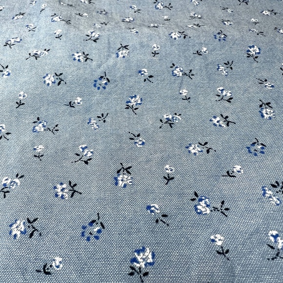 Vntg Briggs Gathered Waist Floral Pull-On Shorts Sz 16 Petite Cotton Made In USA - Picture 7 of 9